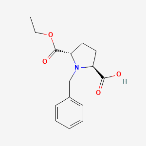 (2S,5S)-1-benzyl-5-(ethoxycarbonyl)pyrrolidine-2-carboxylic acid