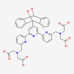 molecular formula C39H29N5O10-4 B1244479 Ep-atta(4-) 