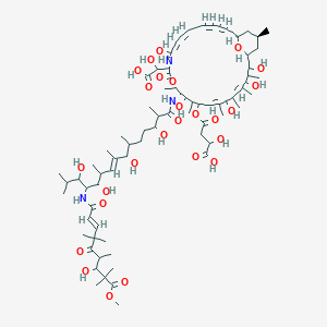 molecular formula C83H133N3O26 B1244481 Chondropsin D 