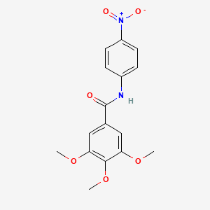 3,4,5-trimethoxy-N-(4-nitrophenyl)benzamide