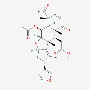 molecular formula C29H34O8 B124450 Nimbanal CAS No. 120462-51-3