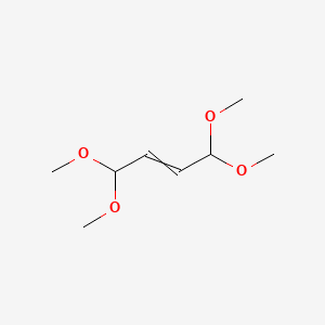 molecular formula C8H16O4 B12445071 1,1,4,4-Tetramethoxy-but-2-ene CAS No. 5370-08-1