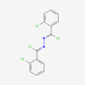 molecular formula C14H8Cl4N2 B1244508 1,2-Di[chloro(2-chlorophenyl)methylidene]hydrazine CAS No. 792-39-2