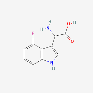 Amino-(4-fluoro-indol-3-YL)-acetic acid