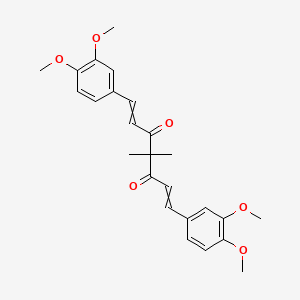 1,7-Bis(3,4-dimethoxyphenyl)-4,4-dimethylhepta-1,6-diene-3,5-dione