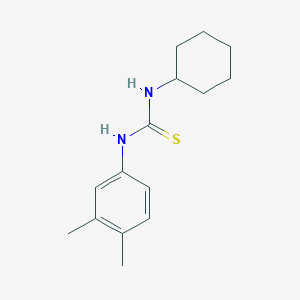 1-Cyclohexyl-3-(3,4-dimethylphenyl)thiourea