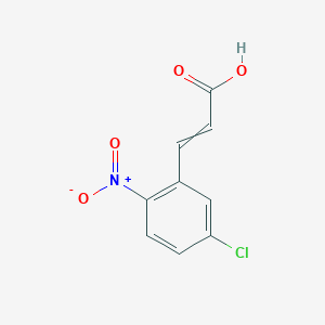 (2E)-3-(5-chloro-2-nitrophenyl)prop-2-enoic acid