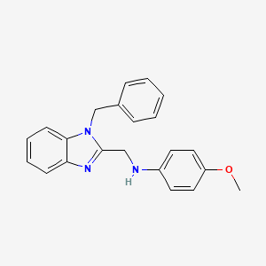 N-[(1-benzyl-1H-benzimidazol-2-yl)methyl]-4-methoxyaniline