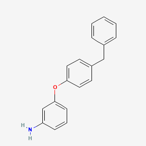 molecular formula C19H17NO B12445222 3-(4-Benzyl-phenoxy)-phenylamine CAS No. 887590-86-5