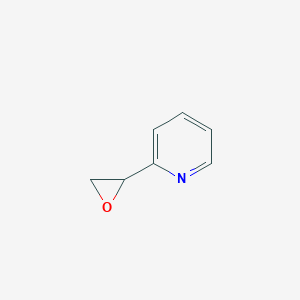 molecular formula C7H7NO B1244524 2-(Oxiran-2-yl)pyridine CAS No. 55967-94-7