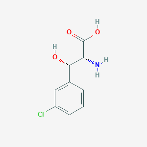 (2R,3S)-2-amino-3-(3-chlorophenyl)-3-hydroxypropanoic acid