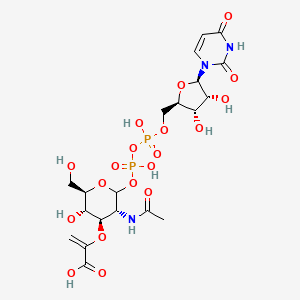 molecular formula C20H29N3O19P2 B1244530 UDP-N-acetyl-3-O-(1-carboxyvinyl)-D-glucosamine 