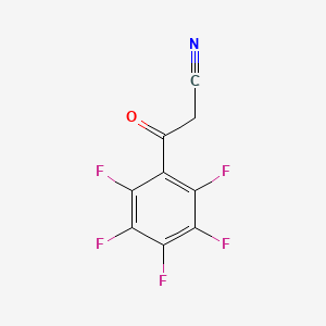 3-Oxo-3-(perfluorophenyl)propanenitrile