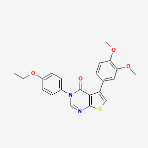 5-(3,4-dimethoxyphenyl)-3-(4-ethoxyphenyl)thieno[2,3-d]pyrimidin-4(3H)-one