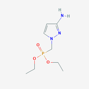 Diethyl (3-aminopyrazol-1-YL)methylphosphonate