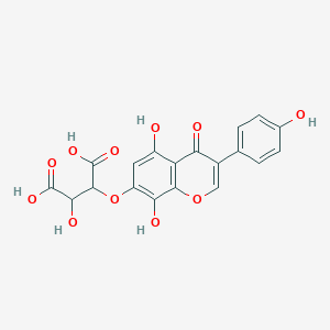 molecular formula C19H14O11 B1244537 Shoyuflavone C CAS No. 194664-54-5