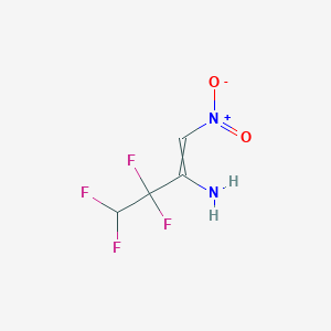 2-Amino-3,3,4,4-tetrafluoro-1-nitrobut-1-ene