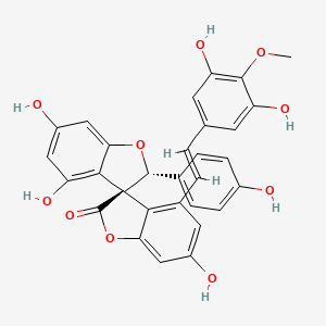 molecular formula C30H22O10 B1244538 yuccaol D 