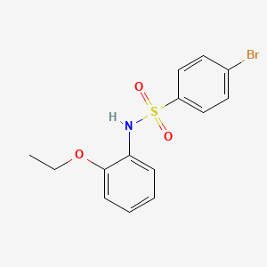 molecular formula C14H14BrNO3S B12445410 4-bromo-N-(2-ethoxyphenyl)benzenesulfonamide 