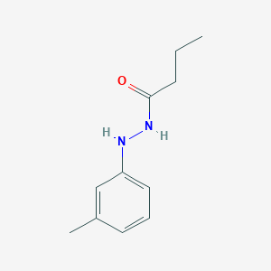 molecular formula C11H16N2O B12445425 N'-(3-methylphenyl)butanehydrazide 