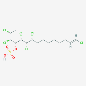 molecular formula C15H24Cl6O4S B1244552 肌脂素 A 