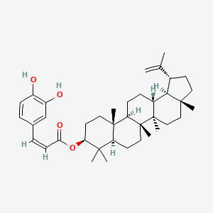 molecular formula C39H56O4 B1244557 3-(z)-咖啡酰卢珀醇 