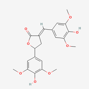 molecular formula C21H22O8 B1244568 Descurainolide B 