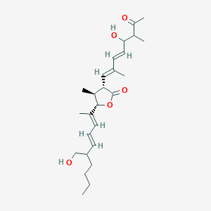 molecular formula C26H40O5 B1244570 Curvicollide A 