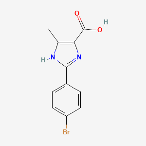 2-(4-bromophenyl)-5-methyl-1H-imidazole-4-carboxylic acid