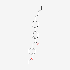 2-(4-Ethoxyphenyl)-1-[4-(4-pentylcyclohexyl)phenyl]ethanone