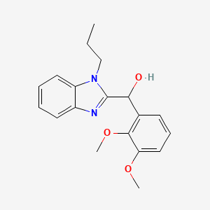 (2,3-dimethoxyphenyl)(1-propyl-1H-benzimidazol-2-yl)methanol