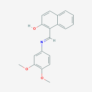 1-{(E)-[(3,4-dimethoxyphenyl)imino]methyl}naphthalen-2-ol