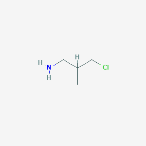 molecular formula C4H10ClN B12445781 3-Chloro-2-methylpropan-1-amine CAS No. 771582-60-6