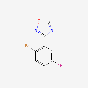 3-(2-Bromo-5-fluorophenyl)-1,2,4-oxadiazole