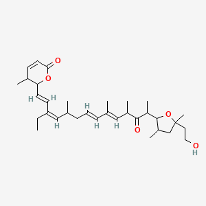 molecular formula C33H50O5 B1244583 Leptofuranin B 