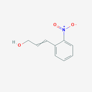 molecular formula C9H9NO3 B12445851 2-Nitrocinnamyl alcohol 