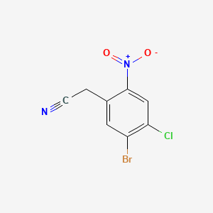 2-(5-Bromo-4-chloro-2-nitrophenyl)acetonitrile