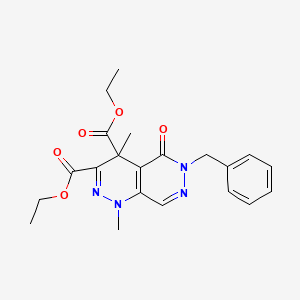Diethyl 6-benzyl-1,4-dimethyl-5-oxopyridazino[4,5-c]pyridazine-3,4-dicarboxylate