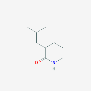 3-(2-Methylpropyl)piperidin-2-one