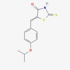 (5E)-5-[(4-isopropoxyphenyl)methylidene]-2-sulfanyl-1,3-thiazol-4-one