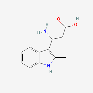 3-amino-3-(2-methyl-1H-indol-3-yl)propanoic acid