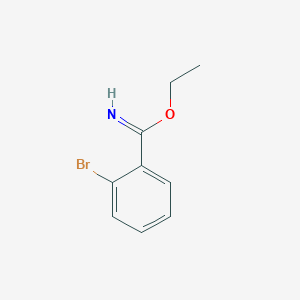 2-Bromo-benzimidic acid ethyl ester