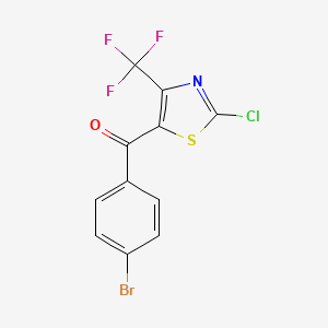 5-(4-Bromobenzoyl)-2-chloro-4-trifluoromethyl-1,3-thiazole