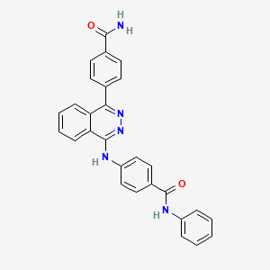 4-{[4-(4-carbamoylphenyl)phthalazin-1-yl]amino}-N-phenylbenzamide