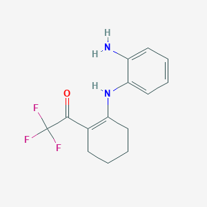 1-[2-(2-Aminoanilino)cyclohexen-1-yl]-2,2,2-trifluoro-ethanone