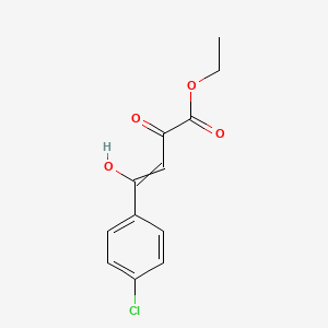 2-Butenoic acid, 4-(4-chlorophenyl)-2-hydroxy-4-oxo-, ethyl ester