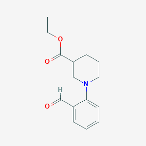 Ethyl 1-(2-formylphenyl)piperidine-3-carboxylate