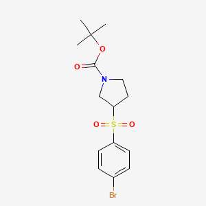 tert-Butyl 3-((4-bromophenyl)sulfonyl)pyrrolidine-1-carboxylate