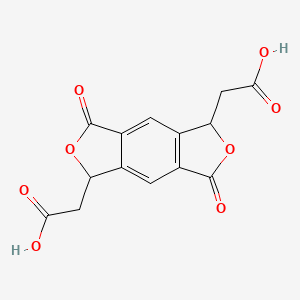 2-[1-(carboxymethyl)-3,7-dioxo-1,5-dihydrofuro[3,4-f][2]benzofuran-5-yl]acetic acid