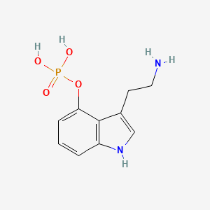molecular formula C10H13N2O4P B1244615 Norbaeocystin CAS No. 21420-59-7